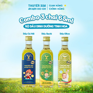 [COMBO 3] Dầu Cá hồi  - Sachi - Olive Ăn Dặm Thuyền Xưa - 65ml