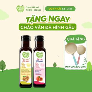 Combo dầu ăn dặm cho bé Mămmy bổ sung DHA, Omega 3-6-9 hỗ trợ phát triển não bộ cho bé 6th, 100ML