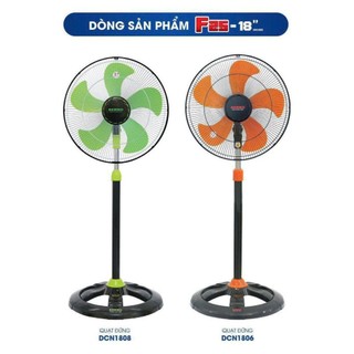 COMBO 2 Quạt Đứng Senko DCN1801 - Nút vặn -75w