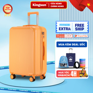  Vali du lịch nhựa dẻo khóa kéo Kingsun  Size 20inch KS-T01 219 Bảo Hàng 5 Năm 