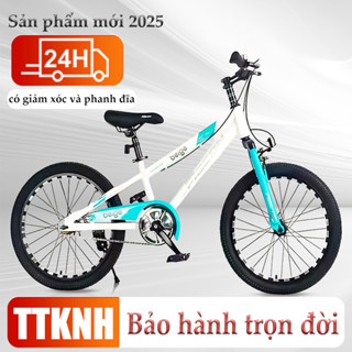 Xe đạp trẻ em Beige,phù hợp trẻ em 4-10 tuổi,size 18 inch,xe đạp thể thao,có giảm xóc và phanh đĩa