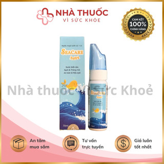 ✅ XỊT MŨI MUỐI BIỂN SEACARE BABY CHO BÉ 70ML