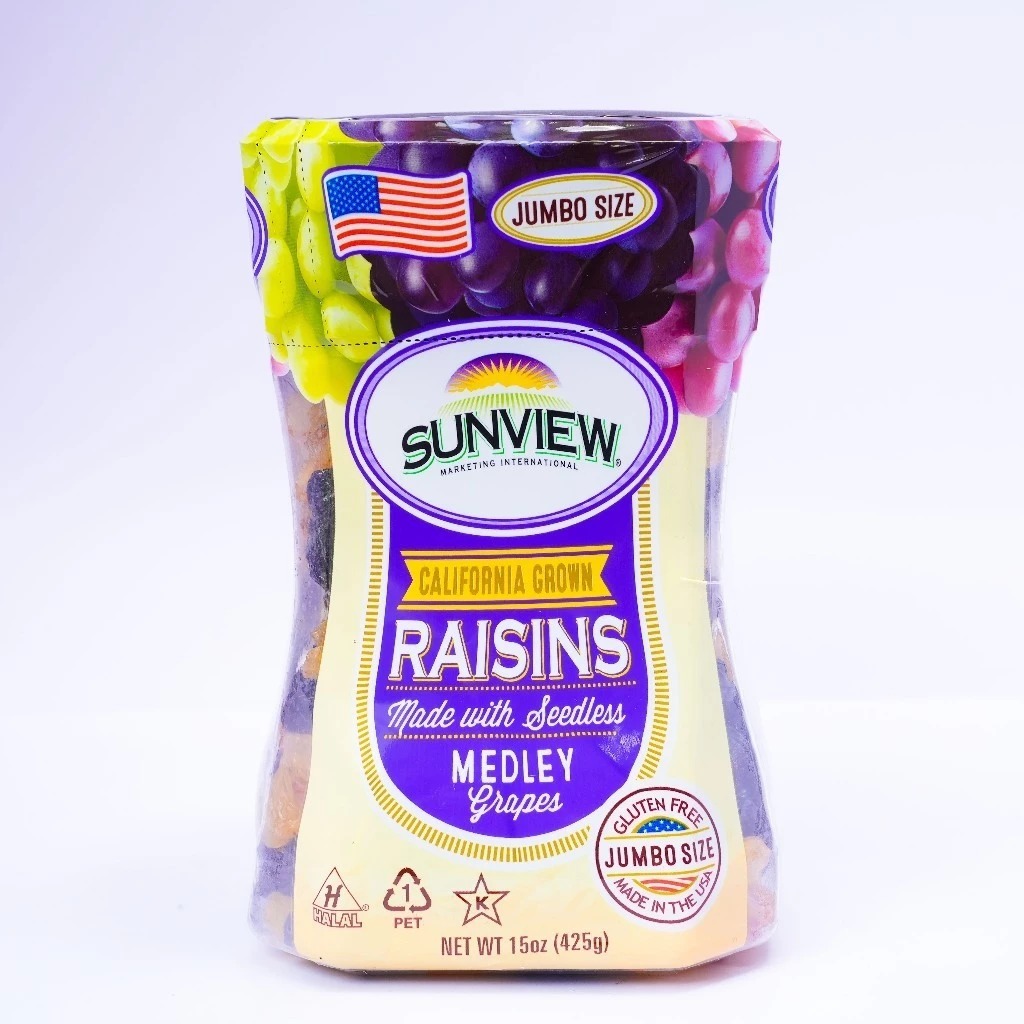 🍇🍇Nho khô không hạt Sunview Raisins Mỹ 425g
