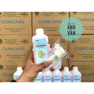 Dung dịch rửa tay sát khuẩn Clincare 500ml