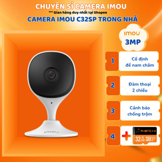 Camera Wifi IMOU CUE C32SP 3MP trong nhà, quan sát thông minh, cảnh báo báo động-  BH 2 năm