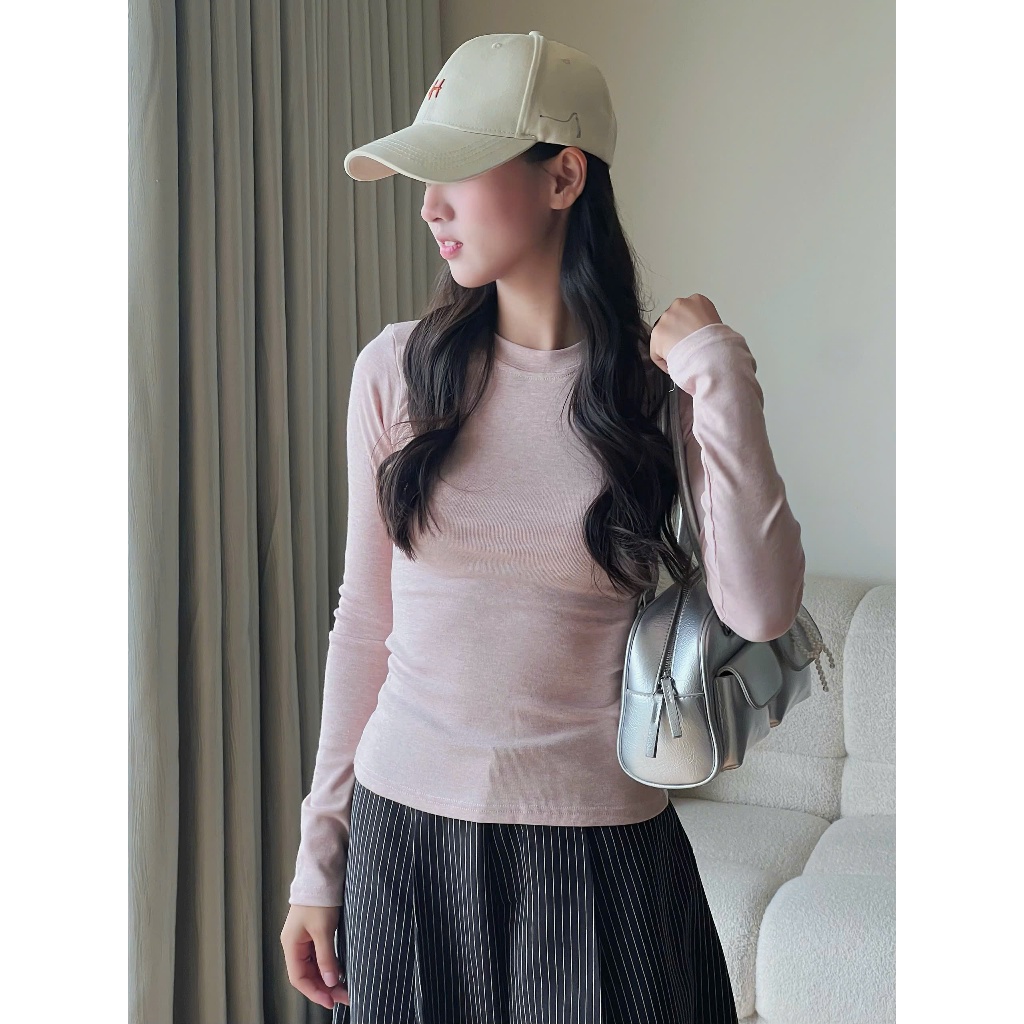 Áo thun cổ tròn dáng body chất vải tiêu Miho House | BigBuy360 - bigbuy360.vn