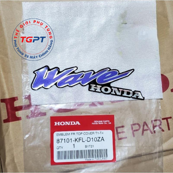 Tem mặt nạ Wave Thái 110  - 87101-KFL-D10ZA