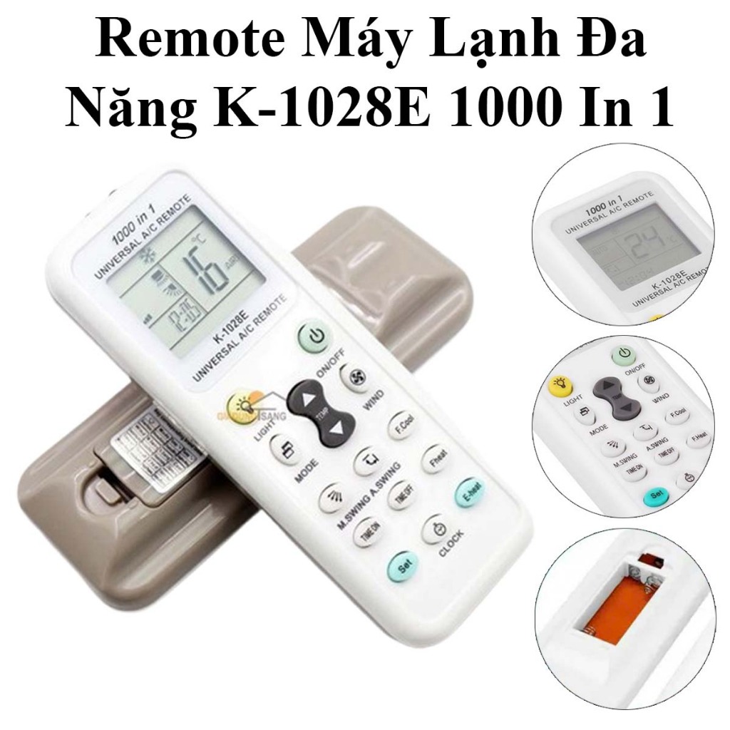 Remote Máy Lạnh Đa Năng 1000 In 1 Tiện Dụng K-1028E