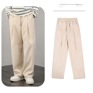   combo 2 quần kaki  quần kaki nam dáng rộng ống xuông nam nữ dễ mặc - quần dài nam dáng rộng che khuyết điểm  kaki8  
