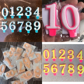  Combo 20 cây nến số sinh nhật ,đèn cầy trang trí bánh kem 