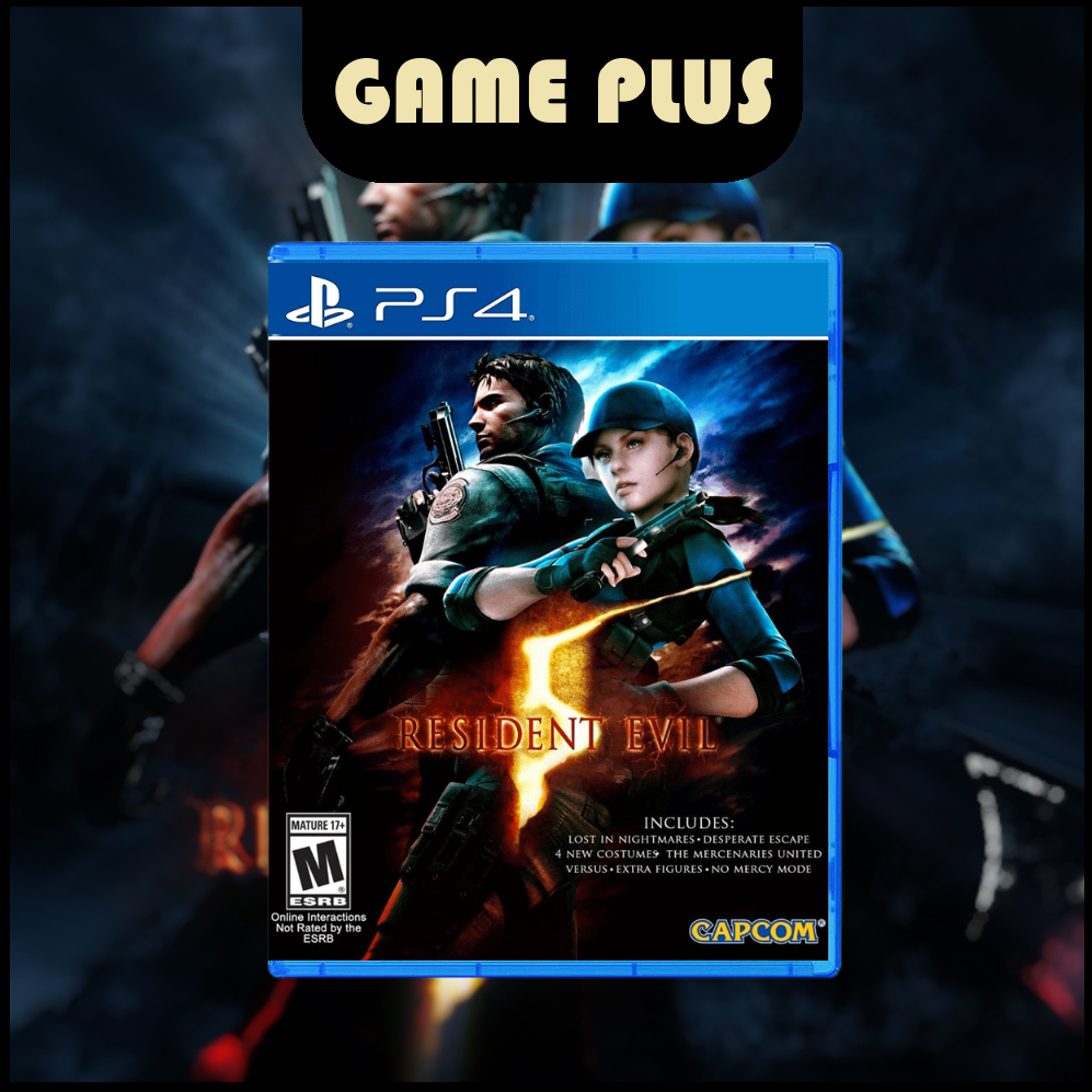 Đĩa Game 2ND Resident Evil 5 cho máy PS4 PS5