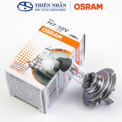 Bóng đèn Halogen Osram H7 xe ô tô Vinfast, Toyota và các dòng xe khác 64210CLC 55W