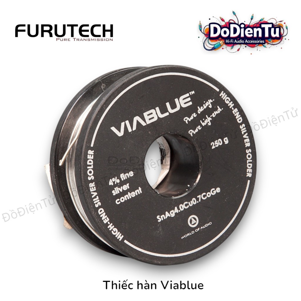 [ Cắt mét] Thiếc hàn Viablue ( Ø 1mm )
