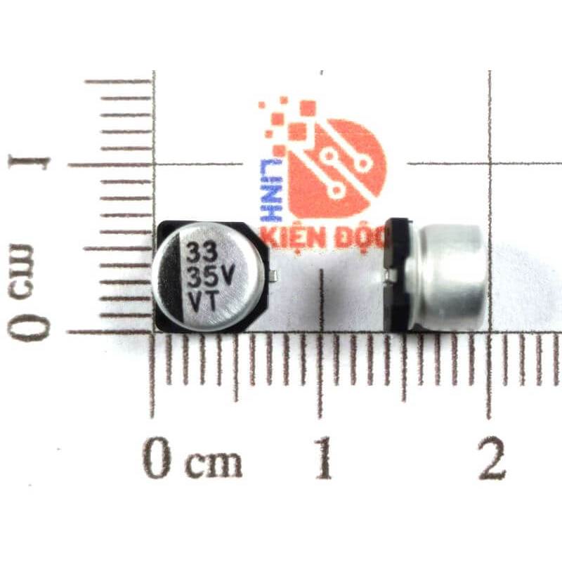 [Combo 15 chiếc] Tụ nhôm 33uF 35V kích thước 6.3×5.4mm