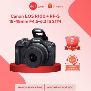  Máy ảnh Canon EOS R100 + Kit 18-45mm - Hàng chính hãng 