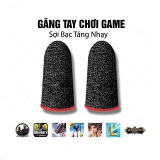 Găng Tay Chơi Game Sợi Carbon Cao Cấp Chống Mồ Hôi Siêu Nhạy 1 Ngón 2 Ngón Xanh Đen Vàng Đỏ