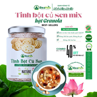 Tinh Bột Củ Sen Mix Hạt Granola– Bữa Sáng Tiện Lợi, Healthy | Chuẩn sạch VietGAP