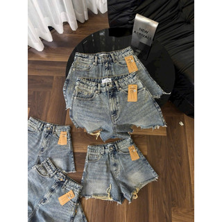 Quần Short Jean lưng cao Chuẩn Xịn