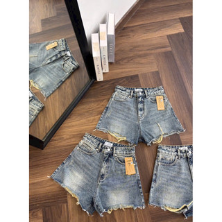 Quần Short Jean lưng cao Chuẩn Xịn