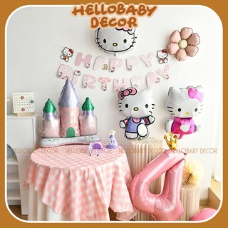 Bóng mèo Kity trang trí sinh nhật cho bé - decor tiệc - party