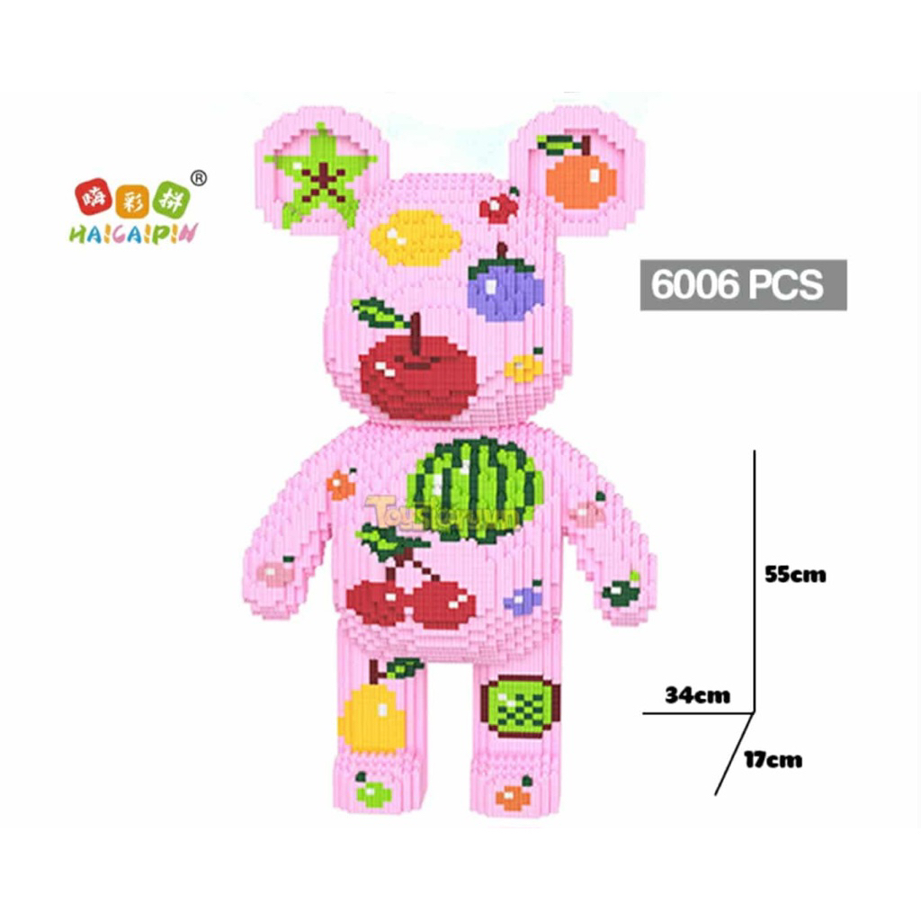 [Pass] Gấu Bearbrick to mô hình Bearbrick dạng đồ chơi xếp hình dùng làm quà tặng