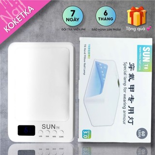  Máy Hơ Gel Nail T8 Chính Hãng - Máy Hơ Nail SUN T8 Máy Bền Bảo Hành 06 Tháng - 72W  60 Bóng Led UV 