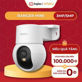 Camera trong nhà IMOU Ranger Mini 3MP/5MP - Quay quét 360, Tích hợp chân đế - IPC-K2MP-3H1WE
