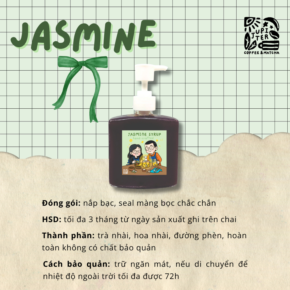 Syrup Trà Hoa Nhài (Jasmine Tea)