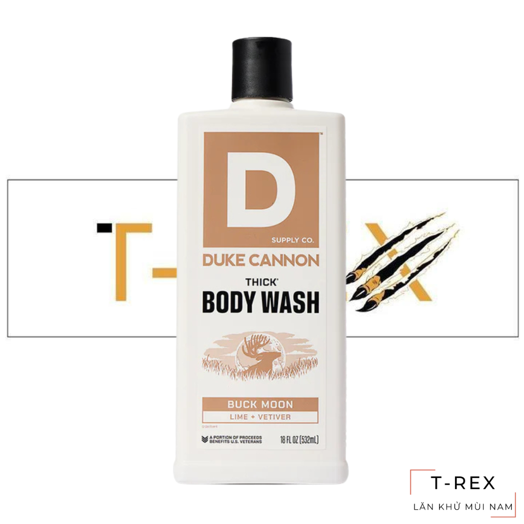 Sữa Tắm Nam Hương Gỗ Duke Cannon Buck Moon 532ml