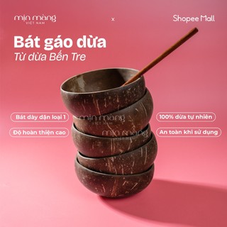  Bát Gáo Dừa Cao Cấp Size 10-12 Cm Vừa Tay Ăn Ngũ Cốc Granola Salad Sữa Chua Đựng Bột Đắp Mặt LẺ BÁT 