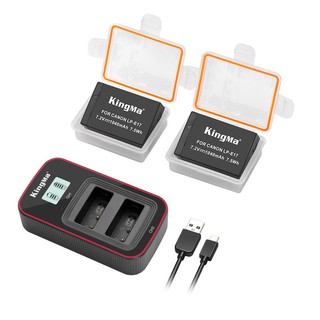 BỘ PIN DOCK SẠC ĐÔI KINGMA LP E17 CANON (Bản mới nhất)
