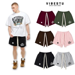 Quần Short Vải Nỉ 2 Da STAR VIBESTU , Quần Đùi Ngắn Form Unisex Nam Nữ