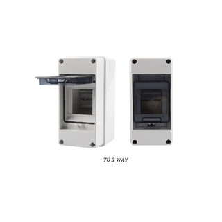 [Hàng cao cấp] Tủ điện nhựa chống nước 3-15 module