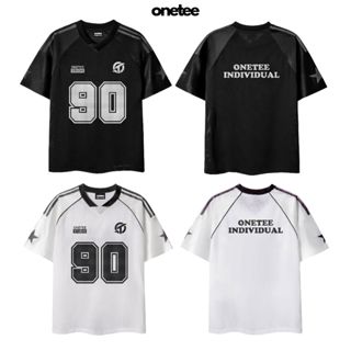 Áo Thun Lưới Thể Thao Unisex OneTee Số 90 Form Rộng Tay Lỡ Nam Nữ Top Menswear Women
