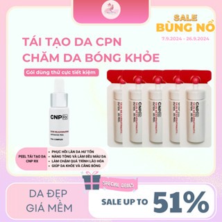 [2ml] Sample Peel tái tạo da chuyên sâu CNP dưỡng trắng căng bóng mờ thâm nám – CNP Rx Skin Rejuvena