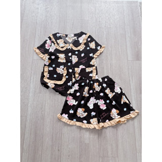 Bộ đồ pijama lụa cho bé gái mặc nhà 23-48kg.Pizama cho bé gái thiết kế cổ bèo tiểu thư chất LỤA MANGO mát,không nhăn