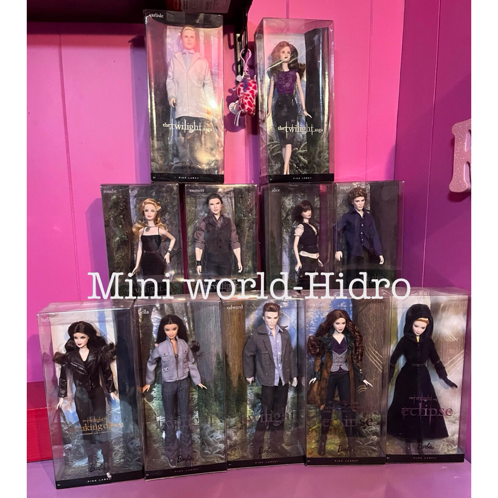 Búp bê chạng vạng twilight Saga. Bella, edward, rosalie, Jacob. The twilight new moon