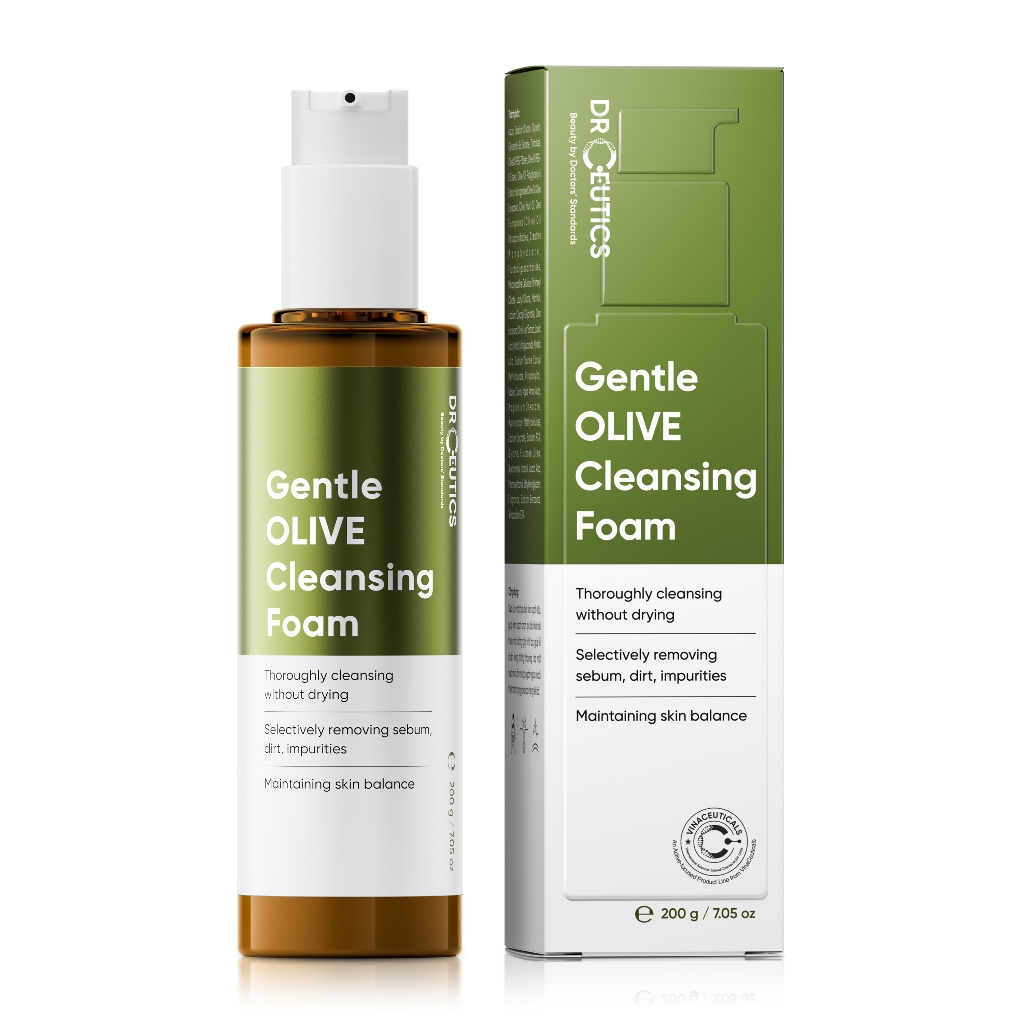 DRCEUTICS Sữa Rửa Mặt Làm Sạch Sâu Cho Mọi Loại Da Gentle Olive Cleansing Foam 200g | BigBuy360 - bigbuy360.vn