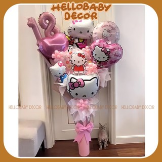 Bóng mèo Kity trang trí sinh nhật cho bé - decor tiệc - party