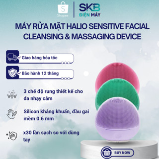 Máy Rửa Mặt Dành Cho Da Nhạy Cảm Halio Sensitive Facial Cleansing Massaging Device - Bảo Hành 12 Tháng