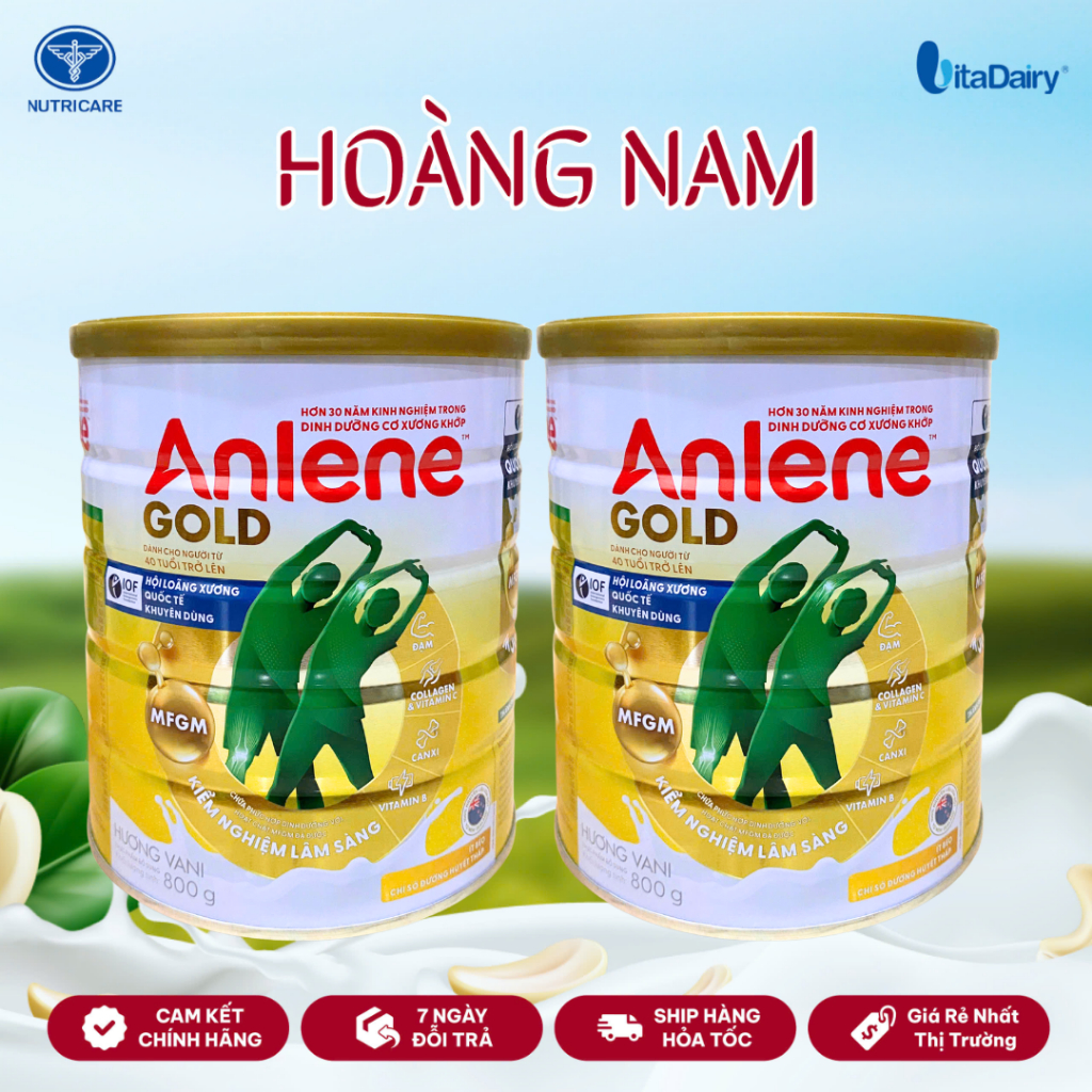Sữa bột Anlene Gold 3X, 5X của New Zealand