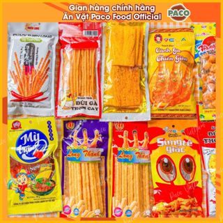 [Sẵn hàng] Tăm que cay tẩm vị ăn liền snack bim bim nhiều loại Hằng Đại/Thế Giai Việt Nam 20g-30g