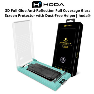 Kính Cường Lực Chống Chói HODA 3D Curved Full Màn Hình Kèm Khung Trợ Dán Iphone 17 Pro Max 16 15