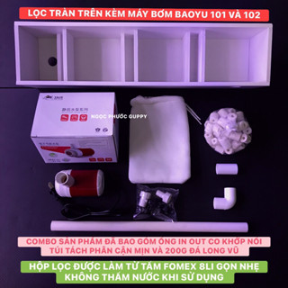 LỌC TRÀN TRÊN FOMEX 8LI - TẶNG KÈM TÚI LỌC PHÂN CẬN MỊN VÀ ỐNG IN OUT KHI MUA KÈM MÁY BƠM BAOYU 101 - 102