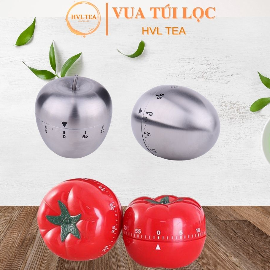 Đồng Hồ Hẹn Giờ Cà Chua Pomodoro Nấu Ăn, Học Tập, Làm Việc, Quản Lý Thời Gian Hiệu Quả _HVL TEA