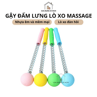  Gậy Đấm Lưng Lò Xo Massage Lưng Cổ Vai Gáy Hiệu Quả Cây Đấm Lưng Bằng Nhựa Mềm Dẻo 