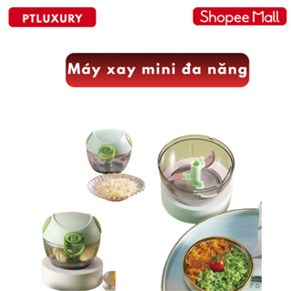 Máy xay mini PTLUXURY 3 lưỡi dao xay tỏi ớt đa năng tiện lợi