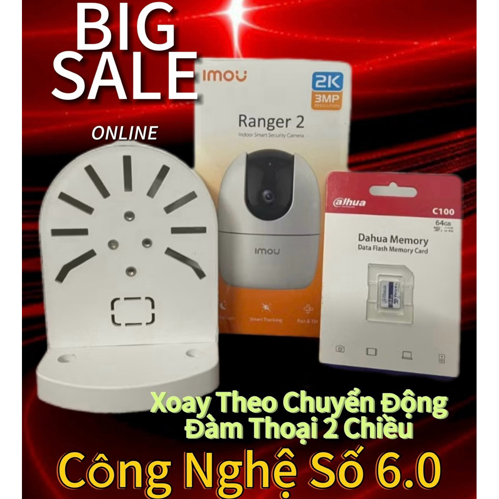 Camera A32EP (3M) Quay 360 độ, đàm thoại 2 chiều,Bảo hành 2 năm