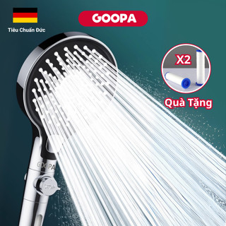  Vòi sen tăng áp GOOPA phun 3 chế độ nước kích thước lớn tích hợp bộ lọc nước an toàn khi sử dụng 