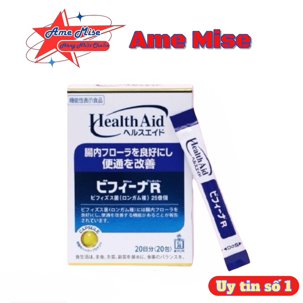Men vi sinh Bifina R Health Aid Hộp 20 gói Nhật Bản